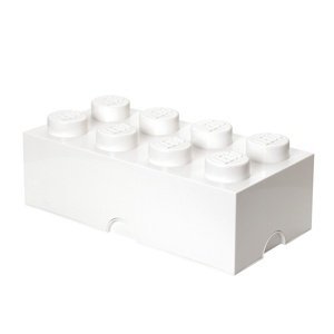 Úložný box 8, více variant - LEGO Barva: bílá