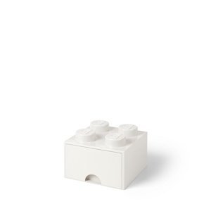 Úložný box 4 s šuplíkem, více variant - LEGO Barva: bílá