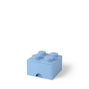 Úložný box 4 s šuplíkem, více variant - LEGO Barva: světle modrá