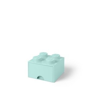 Úložný box 4 s šuplíkem, více variant - LEGO Barva: aqua