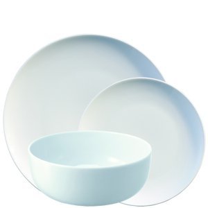 LSA Dine porcelánový jídelní servis, set 12 ks bílý