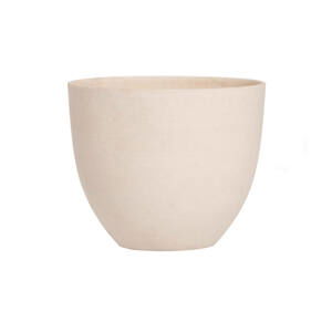 Květináč Coral, barva přírodní bílá, více velikostí - PotteryPots Velikost: M - v. 21 cm, ⌀ 25 cm