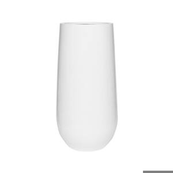 Květináč Nax, barva lesklá bílá, více velikostí - PotteryPots Velikost: L - v. 101 cm, ⌀ 50 cm