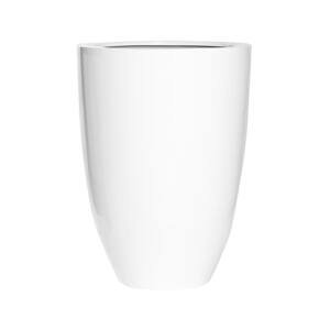 Květináč Ben, barva lesklá bílá, více velikostí - PotteryPots Velikost: XL - v. 72 cm, ⌀ 52 cm
