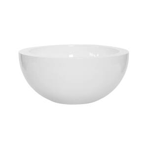 Květináč Vic Bowl, barva lesklá bílá, více velikostí - PotteryPots Velikost: M - v. 23 cm, ⌀ 50 cm