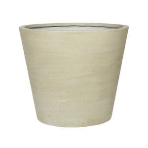 Květináč Bucket, barva béžová, více velikostí - PotteryPots Velikost: L - v. 50 cm, ⌀ 58 cm