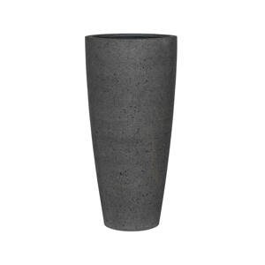 Květináč Dax, barva šedá laterit, více velikostí - PotteryPots Velikost: L - v. 80 cm, ⌀ 37 cm