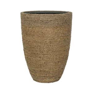 Květináč Ben, barva přírodní slaměná, více velikostí - PotteryPots Velikost: M - v. 41 cm, ⌀ 30 cm