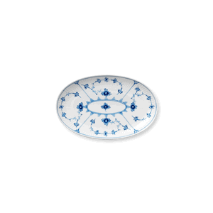 Oválný talíř Blue Fluted Plain Asiette, 23 cm - Royal Copenhagen