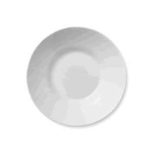 Hluboký talíř White Elements, 25 cm - Royal Copenhagen