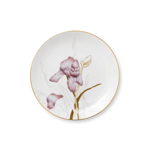 Květinový talíř s kosatcem, 22 cm - Royal Copenhagen