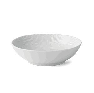 Mísa White Fluted Half Lace, 110 cl - Royal Copenhagen