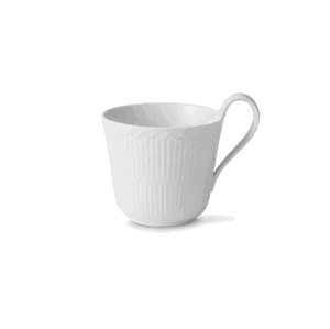 Hrnek White Fluted Half Lace, 33 cl - Royal Copenhagen