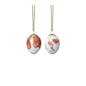 Velikonoční vejce s kdoulí a okvětními plátky kdoule Spring Collection 2020, 2 ks - Royal Copenhagen
