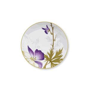 Květinový talíř s maceškou, 19 cm - Royal Copenhagen