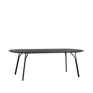 Jídelní stůl "Tree", 220 cm, 3 varianty - Woud Varianta: černá, černé nohy