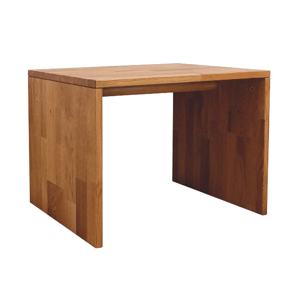 Noční stolek Massivo, dub, masiv