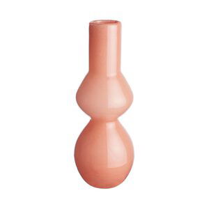 Skleněná váza CANDY, oranžová 23 cm