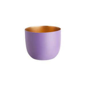 AURORA Svícen na čajovou svíčku 7 cm - fialová