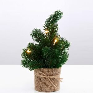 TREE OF THE MONTH Vánoční stromek s LED světly 30 cm