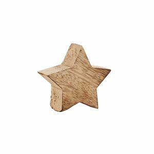 X-MAS Dekorační hvězda z mangového dřeva