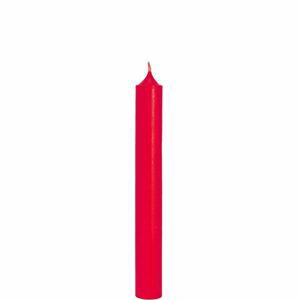 RAINBOW Dlouhé svíčky set 10 ks - červená