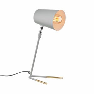 LUXA Stolní lampa 47 cm - šedá/zlatá