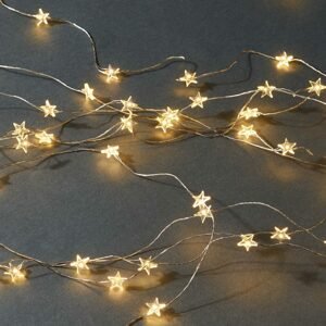 STAR LIGHTS LED Světelný řetěz drátěné hvězdy s USB 100 světel