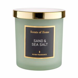 SCENTS OF HOME Vonná svíčka se sójovým voskem písek a mořská sůl