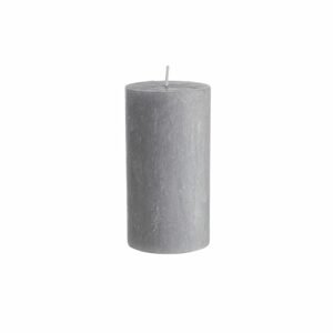 RUSTIC Svíčky set 6 ks 13 cm - šedá