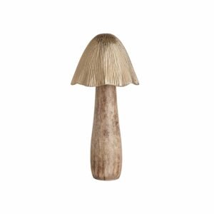 HARVEST Dřevěná houba 26 cm - zlatá