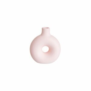 LOOPY Mini váza 8 cm - sv. růžová