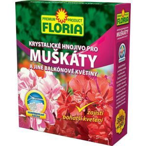 Hnojivo FLORIA pro muškáty a jiné balkónové květiny 350 g Agro 008221