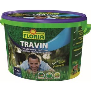 Hnojivo FLORIA Travin 4 kg kbelík Agro 017088
