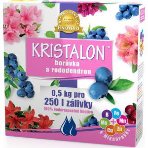 Hnojivo KRISTALON Borůvky a rododendrony 0,5 kg Agro 000504