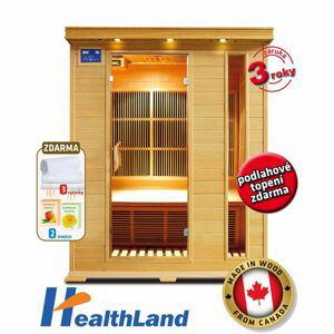 HEALTHLAND Infrasauna HEALTHLAND DeLuxe 3003 Carbon