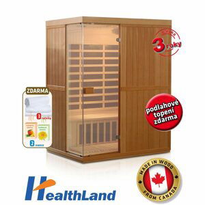 HEALTHLAND Infrasauna HEALTHLAND DeLuxe 3300 Carbon