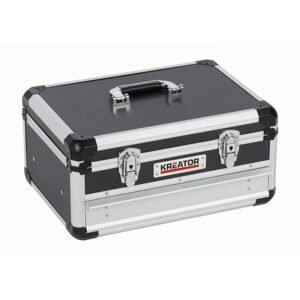 Kreator Hliníkový kufr 430x300x205mm 1 zásuvka