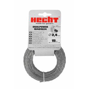 Hecht Struna s jádrem čtvercová HECHT 2,4 mm x 15 m