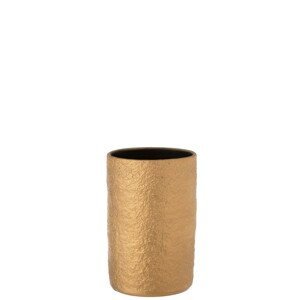 Zlatá keramická váza Gatsby - Ø14*22 cm J-Line by Jolipa