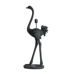 Černá stolní lampa pštros Ostrich black - 38*27*95 cm / E27 Light & Living