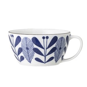 CREATIVE COLLECTION Modrý šálek na kamélie z porcelánu