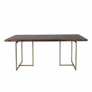 Jídelní stůl s ocelovou konstrukcí Dutchbone Aron, 220 x 90 cm