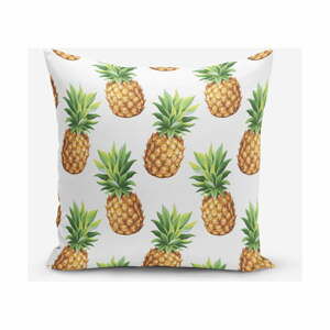 Povlak na polštář s příměsí bavlny s motivem ananasů Minimalist Cushion Covers, 45 x 45 cm