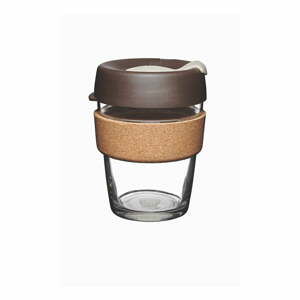 Cestovní hrnek s víčkem KeepCup Brew Cork Edition Almond, 340 ml