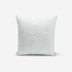 Povlak na polštář s příměsí bavlny Minimalist Cushion Covers Ring Modern Razza, 45 x 45 cm