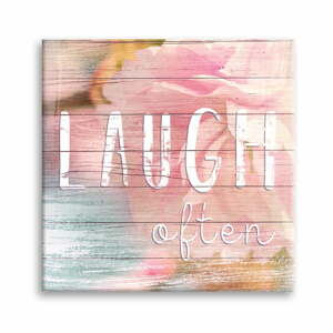 Obraz Styler Canvas Dreams Laugh, 32 x 32 cm