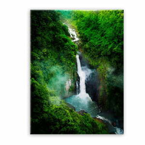 Obraz Styler Glasspik Views Waterfall, 70 x 100 cm