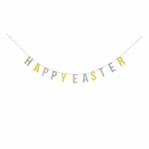 Papírová girlanda Bloomingville Pastel Easter, délka 200 cm