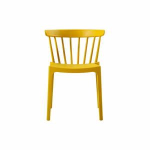 Žlutá židle vhodná do interiéru i exteriéru WOOOD Bliss